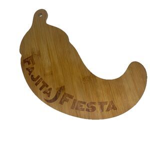 Fajita Fiesta Wood Chopping And Serving Board, Pepper Shape